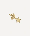 Maria Tash 14ct Plain Star Single Stud Earring In Gold