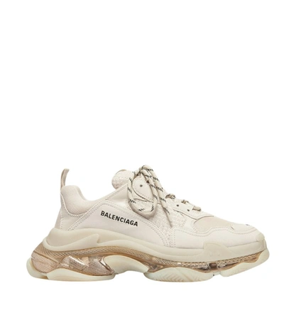 BALENCIAGA TRIPLE S CLEAR SOLE SNEAKERS,17082476