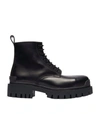 BALENCIAGA LEATHER STRIKE BOOTS,17081676