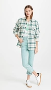 Isabel Marant Étoile High-rise Straight-leg Jeans In Celadon