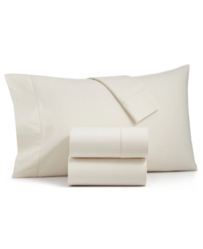 Charter Club Sleep Luxe Solid Cotton Flannel 4-pc. Sheet Set, Full, Created For Macy's In Ivory
