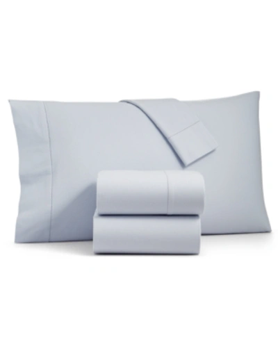 Charter Club Sleep Luxe Solid Cotton Flannel 4-pc. Sheet Set, Queen, Created For Macy's In Pool