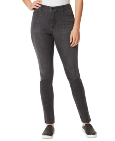 Gloria Vanderbilt Generation High Rise Skinny Jeans In New Mexico W/ Whiskers