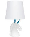SIMPLE DESIGNS SPARKLING UNICORN TABLE LAMP