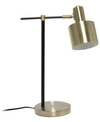 Lalia Home Mid Century Modern Metal Table Lamp In Antique-like Brass