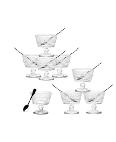 Godinger Claro Clear Set Of 8 Tasters With Spoon