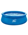 BLUE WAVE DEEP SPEED FAMILY POOL WITH COVER, SET OF 2