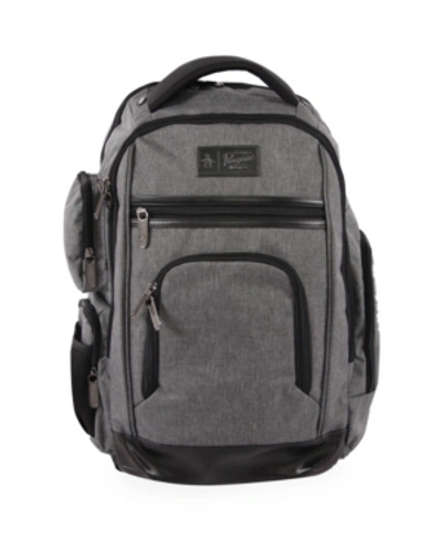 Original Penguin Fletcher Backpack In Gray Xhatch