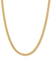 Giani Bernini Cuban Link 22" Chain Necklace In Sterling Silver Or 18k Gold-plated Over Sterling Silver In Gold Over Silver