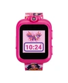 ITOUCH UNISEX PLAYZOOM DC COMICS FUCHSIA SILICONE STRAP KIDS SMARTWATCH, 41MM
