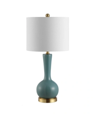 Safavieh Gaetna Glass Table Lamp In Green
