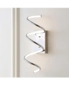 Jonathan Y Scribble 7" Modern Integrated Led Vanity Light Sconce In Chrome