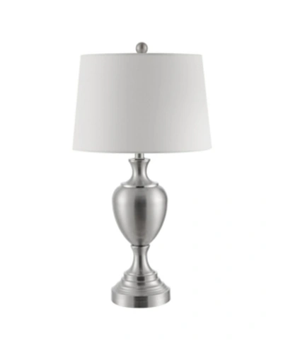 Safavieh Poppy Iron Table Lamp In Metallic