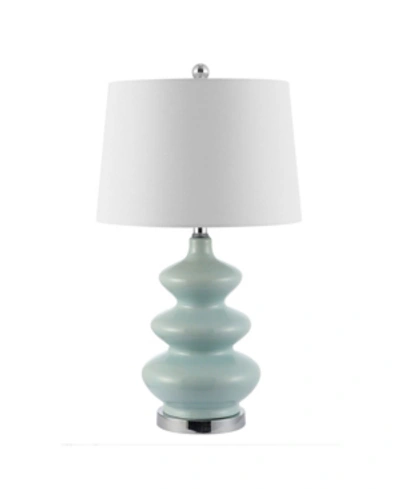 Safavieh Brielle Mosaic Table Lamp In Blue