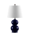 Safavieh Everlee Ceramic Table Lamp In Navy