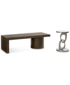 Bernhardt Closeout! Lille 2-pc. Cocktail Table & Chairside Table Set
