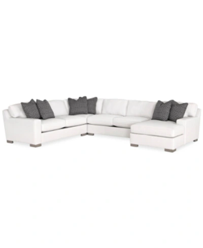 FURNITURE CLOSEOUT! DOVERLY 4-PC. FABRIC SECTIONAL, CREATED FOR MACY'S