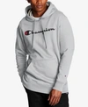 CHAMPION MEN'S SCRIPT LOGO POWERBLEND HOODIE