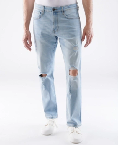 Lazer Men's Slim Fit Stretch Jeans In Blue