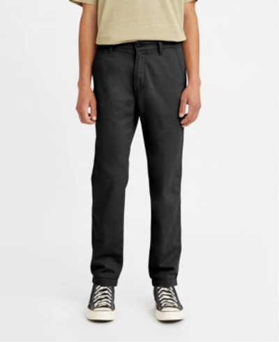 Levi's Men's Xx Chino Relaxed Taper Twill Pants In Mineral Black