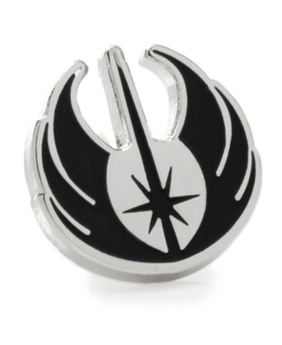 Star Wars Men's Jedi Symbol Lapel Pin In Silver-tone