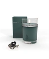 Red Flower Wanderlust Petal Topped Candle, 6 oz In Evergreen