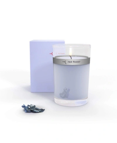 Red Flower Iceland Moonflower Petal Topped Candle, 6 oz In Lilac