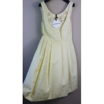 Pre-owned Vivetta Mid-length Dress In Yellow