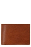 Bosca Old Leather Bifold Wallet In Saddle