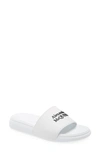 Alexander Mcqueen White Rubber Slippers In White