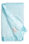 Little Giraffe Luxe Baby Blanket In Aqua