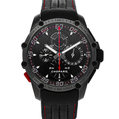 Pre-owned Chopard Black Dlc Coated Stainless Steel Classic Racing Superfast Chronograph Split Limited Edition 168542-3
