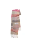 Acne Studios Multi Check Alpaca-blend Scarf In Multicolor