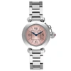 CARTIER MISS PASHA STEEL PINK DIAL LADIES WATCH W3140008 BOX PAPERS,E071E014-DECA-0BF1-CE30-8E28DD1FCC9D