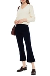 AG QUINNE FRAYED COTTON-BLEND CORDUROY KICK-FLARE trousers,3074457345626443245