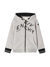 GIVENCHY GIVENCHY KIDS REFRACTED LOGO HOODED JACKET