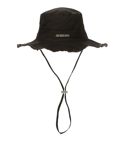 Jacquemus Le Bob Artichaut Bucket Hat In Black