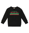 GUCCI LONG-SLEEVED COTTON SWEATSHIRT,P00584803