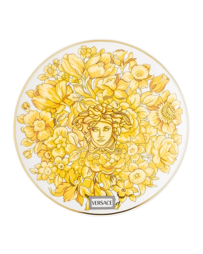 Versace Medusa Rhapsody Porcelain Bread & Butter Plate In Weiss