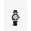 LONGINES LONGINES WOMEN'S BLACK L2.330.4.93.0 HERITAGE CLASSIC - TUXEDO STAINLESS STEEL AND LEATHER WATCH,42884043