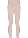 Girlfriend Collective Compressive Recycled Polyester-blend Leggings In Nude