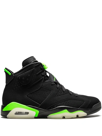 Jordan Air  6 Retro "electric Green" Sneakers In Black