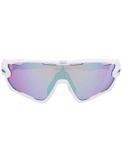 Oakley Jawbreaker Gradient-lens Sunglasses In White