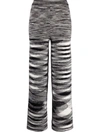 MISSONI ZIGZAG KNITTED STRAIGHT-LEG TROUSERS