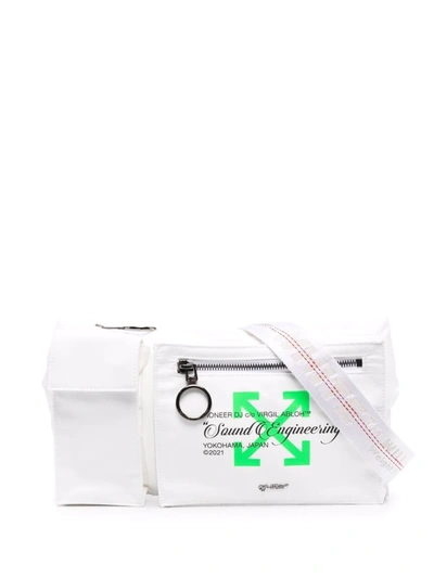 Off-white X Pioneer Arrows-motif Belt Bag In White