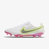 Nike Tiempo Legend 9 Elite Fg Firm-ground Soccer Cleats In White,bright Crimson,pink Blast,black