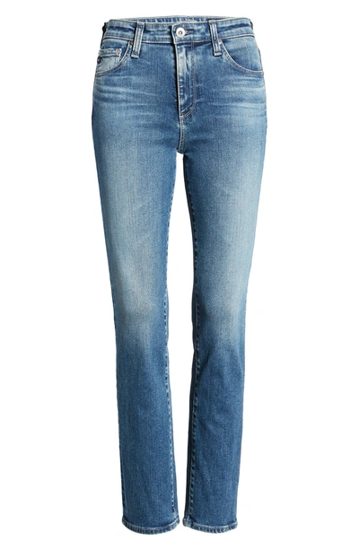 Ag Mari High Waist Slim Straight Leg Jeans In Spiritual