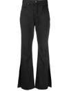 Ambush Mid-rise Bootcut Jeans In Black