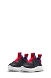 Nike Flex Plus Big Kids' Road Running Shoes In Black,university Red,white,game Royal