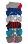 Tucker + Tate Kids' Assorted 6-pack Lowcut Socks In Smore Please Pack